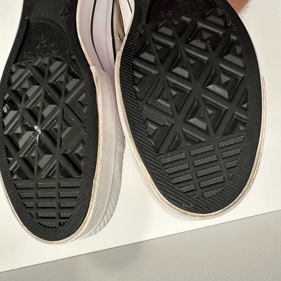 Converse CTAS LIFT PLATFORM OX Gold/Black/White '568630C' Women's Size 10 - Picture 12 of 14